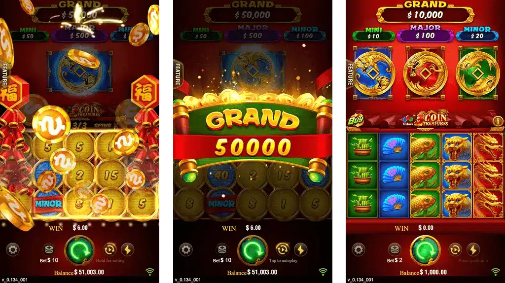 3 Coins Comecomapk Bonus